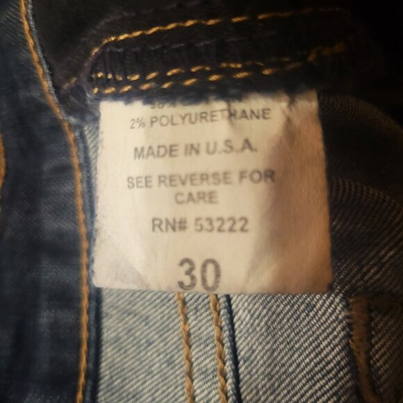 David Kahn Women's Dress Wide Leg Flare Jeans Dark Wash - Size - Picture 10 of 14